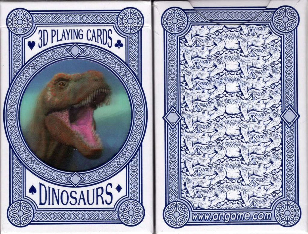 3D DINOSAUR Playing Cards - by Artgame 
