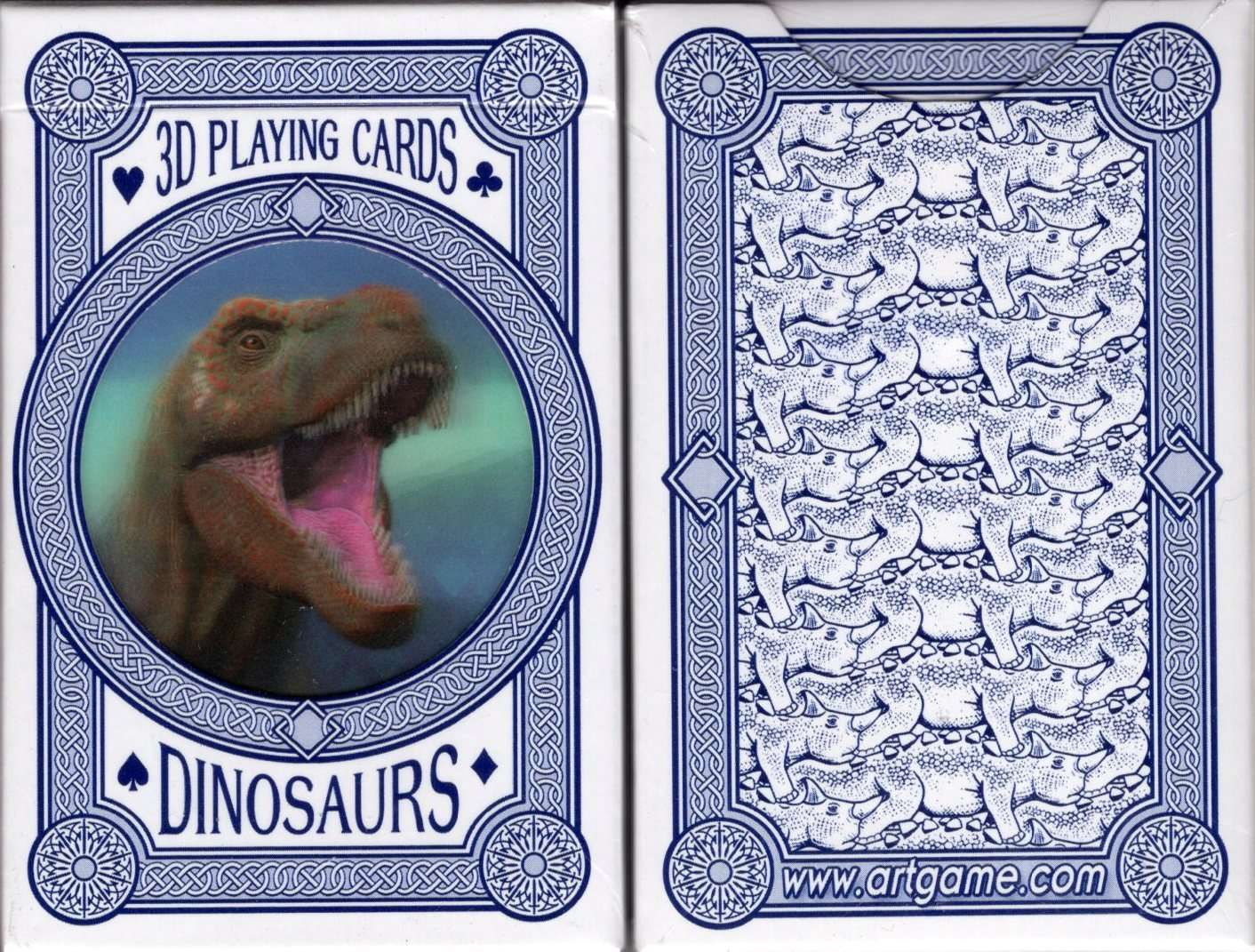 Dinosaur Playing Cards- 3D