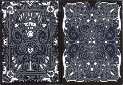 PlayingCardDecks.com-Totem Playing Cards USPCC - Blue & Red