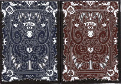 PlayingCardDecks.com-Totem Playing Cards USPCC - Blue & Red