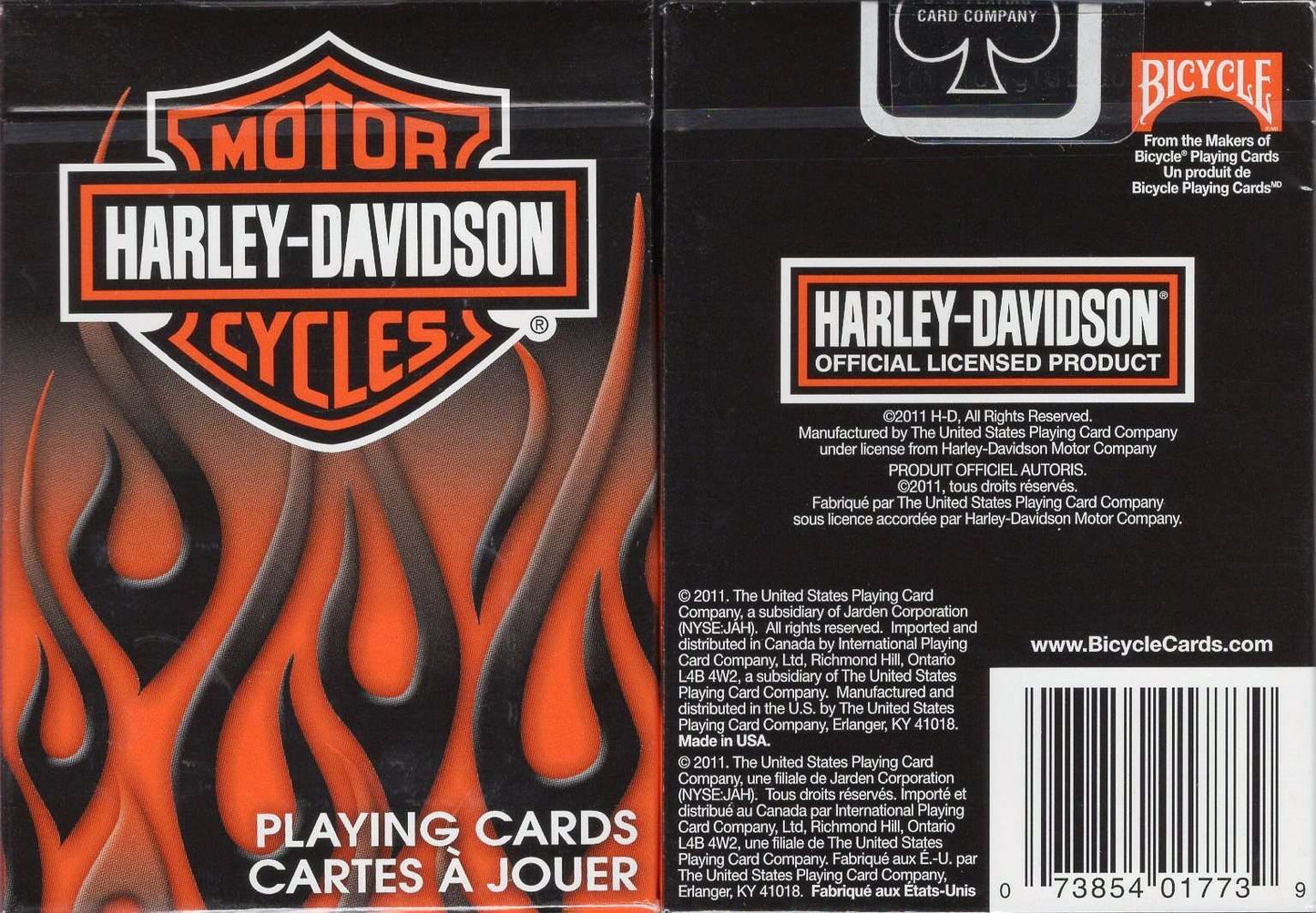 PlayingCardDecks.com-Harley Davidson Motor Cycles Playing Cards USPCC