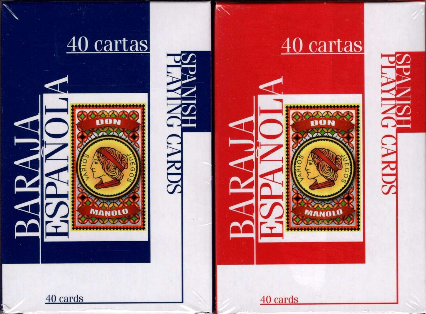 PlayingCardDecks.com-Don Manolo Spanish Suite Playing Cards USPCC - 2 Deck Set