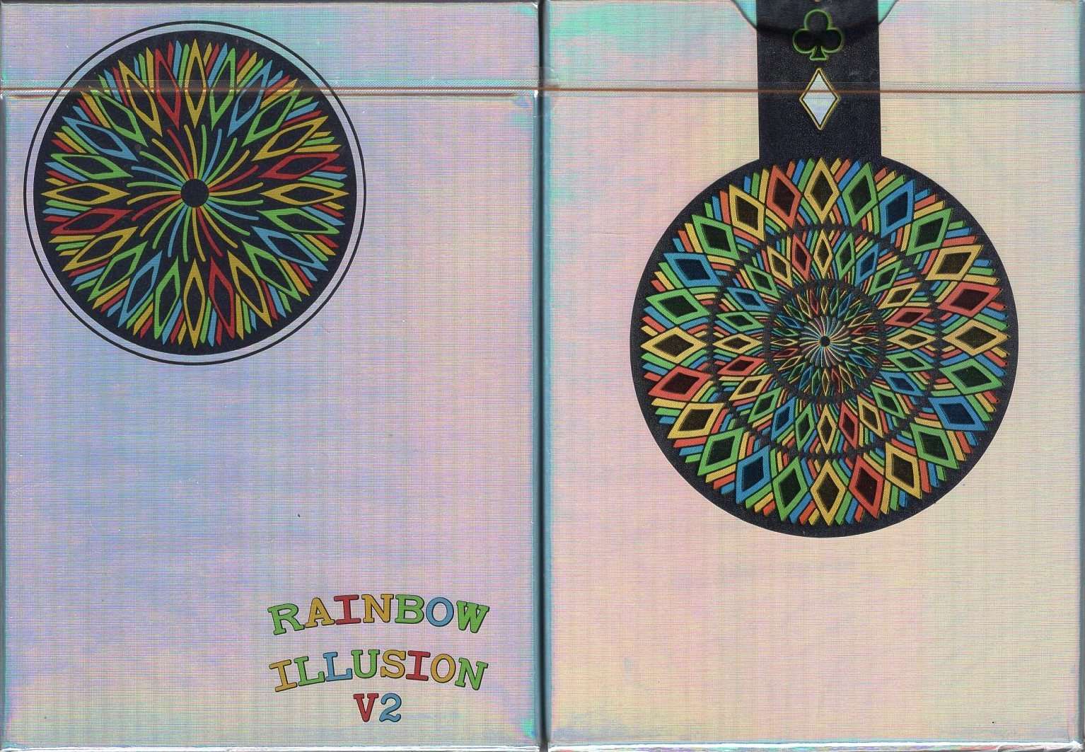 PlayingCardDecks.com-Rainbow Illusion V2 Playing Cards LPCC