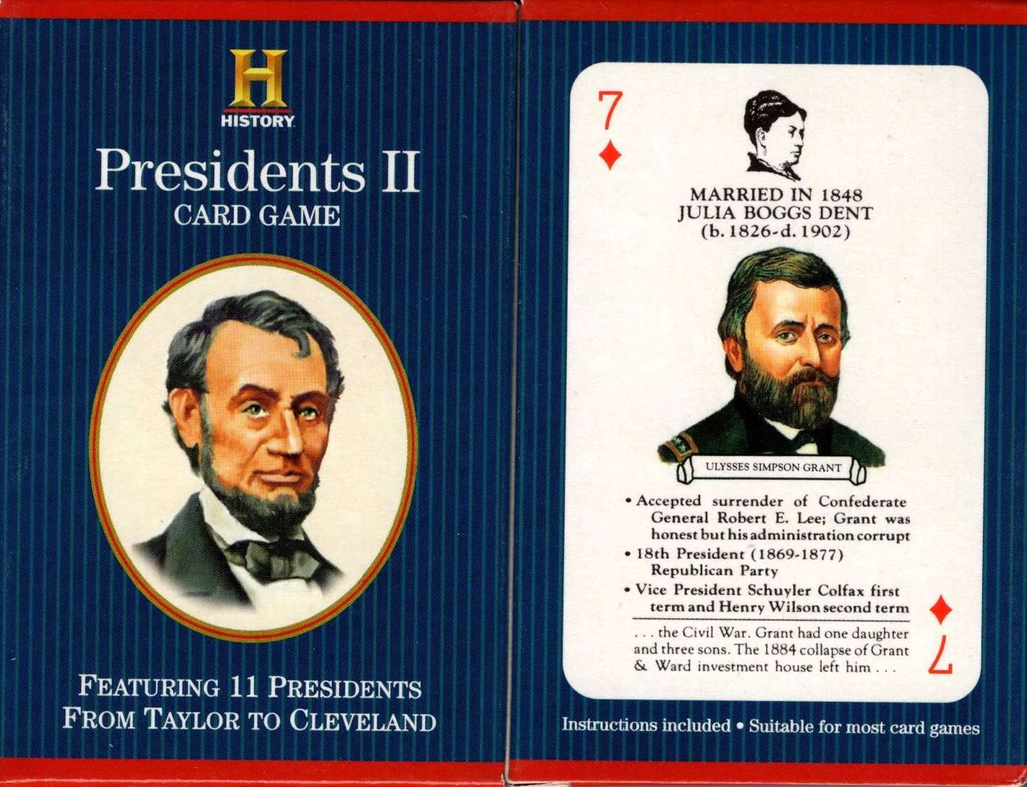 PlayingCardDecks.com-Presidents II Card Game USGS