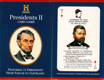 PlayingCardDecks.com-Presidents II Card Game USGS