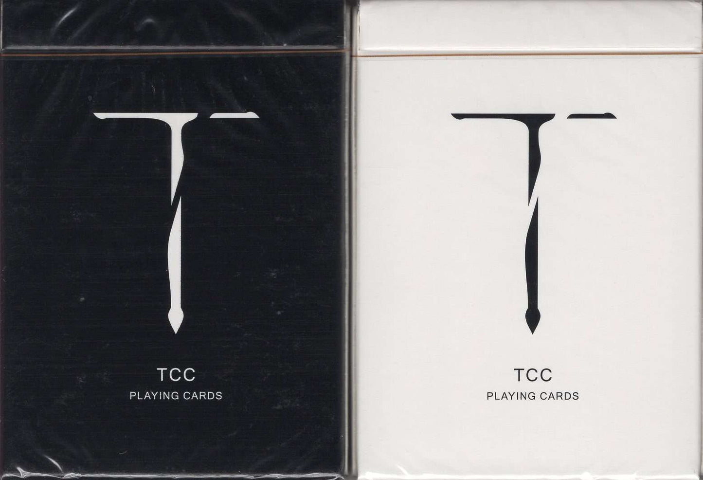 PlayingCardDecks.com-Sword T Playing Cards TCC - Black & White