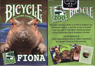 PlayingCardDecks.com-Fiona Hippo Bicycle Playing Cards
