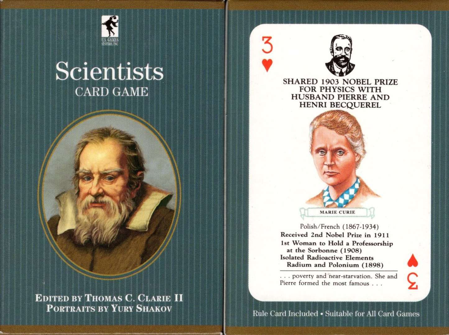 PlayingCardDecks.com-Scientists Playing Cards USGS