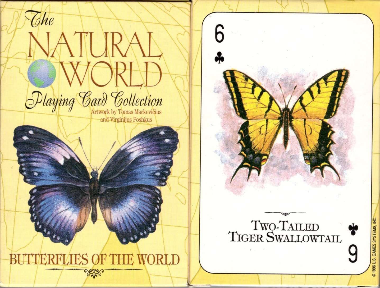 PlayingCardDecks.com-Butterflies of the Natural World Playing Cards USGS