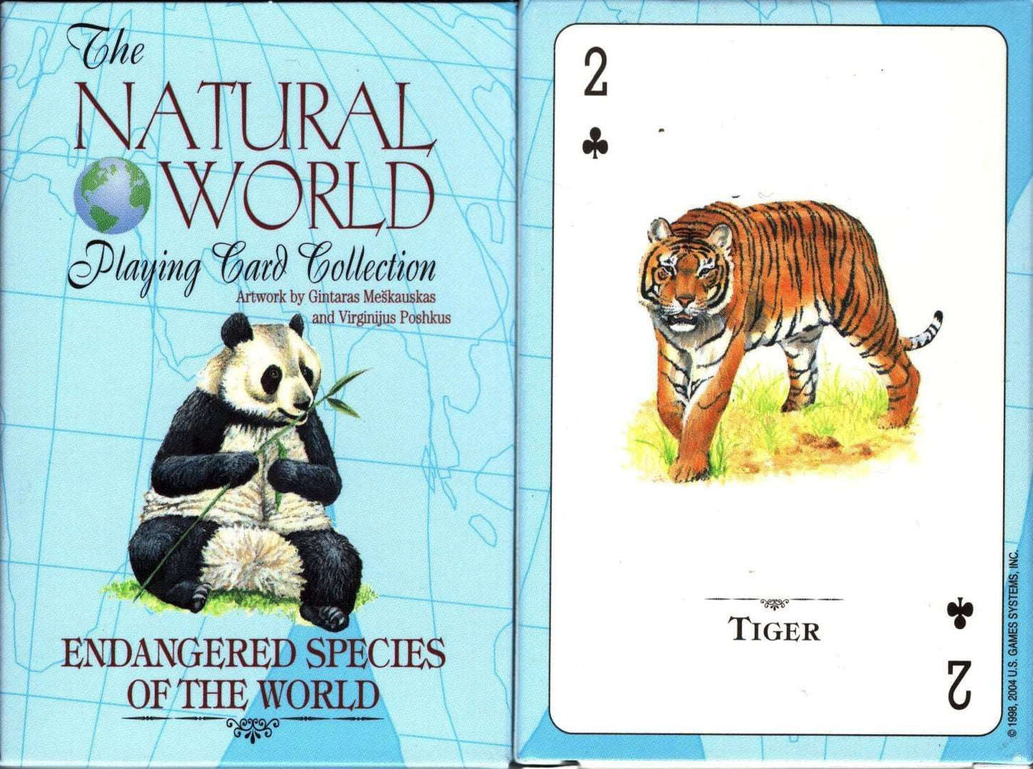 PlayingCardDecks.com-Endangered Species of the Natural World Playing Cards USGS