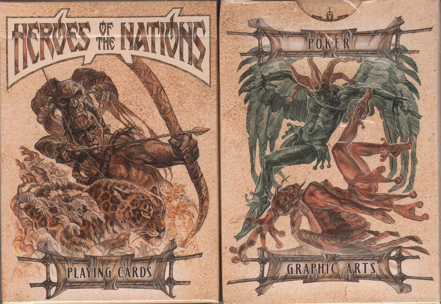 PlayingCardDecks.com-Heroes of the Nations Playing Cards USPCC