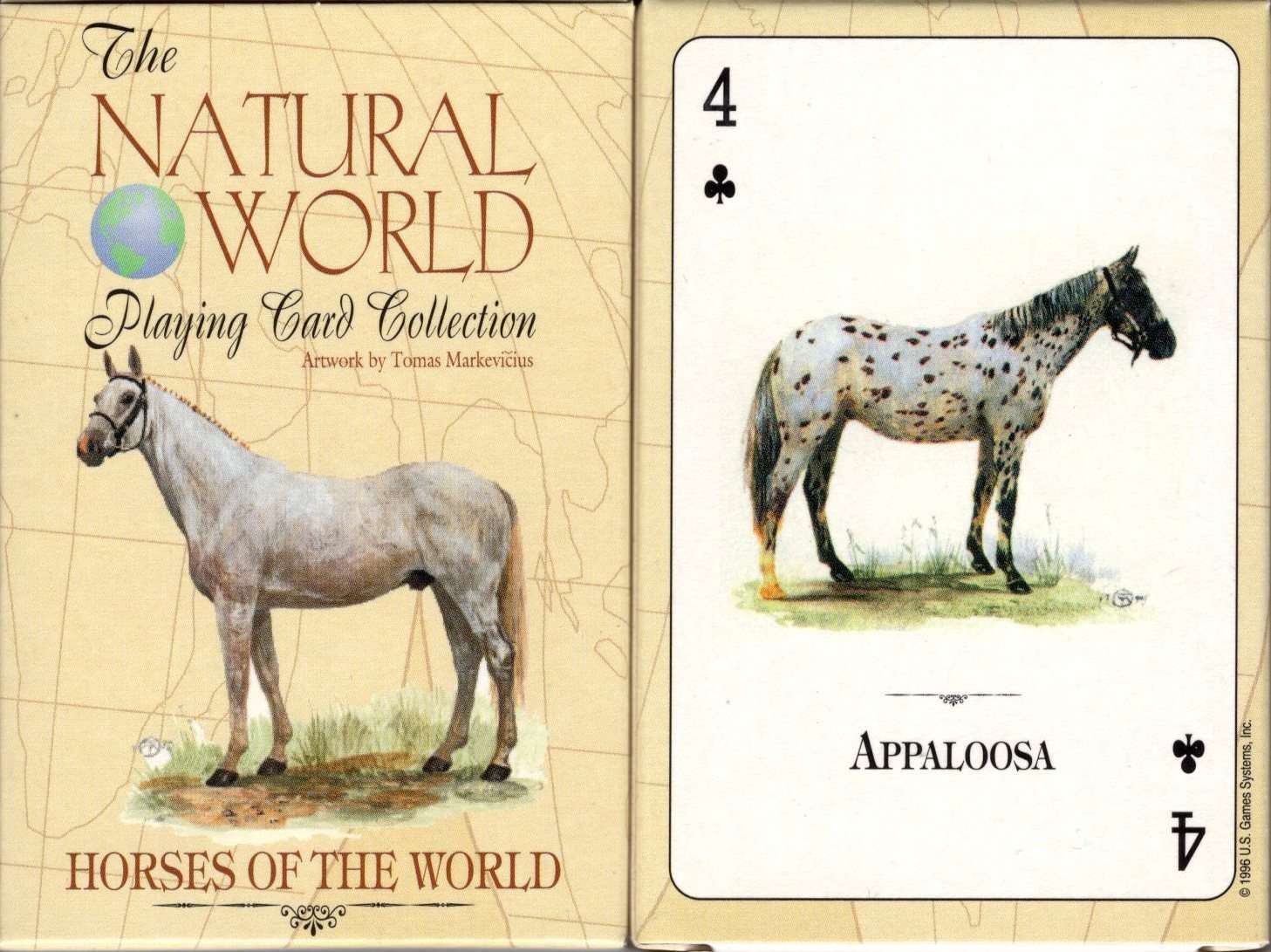 PlayingCardDecks.com-Horses of the Natural World Playing Cards USGS