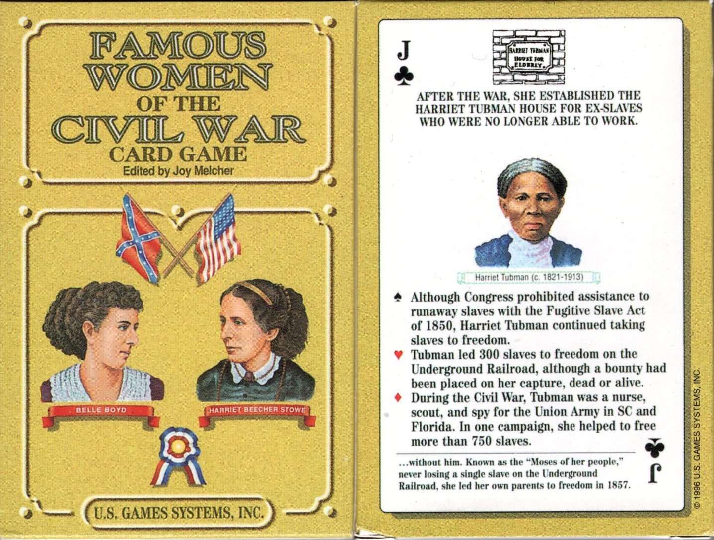 PlayingCardDecks.com-Famous Women of the Civil War Playing Cards USGS
