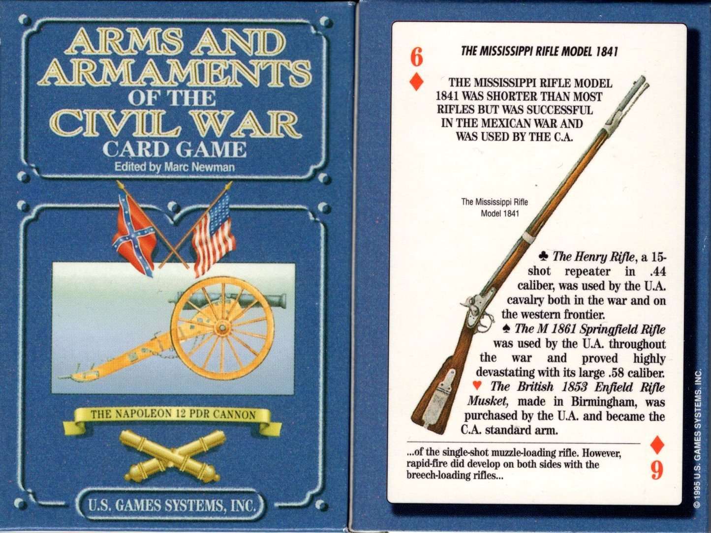 PlayingCardDecks.com-Arms & Armaments of the Civil War Playing Cards USGS