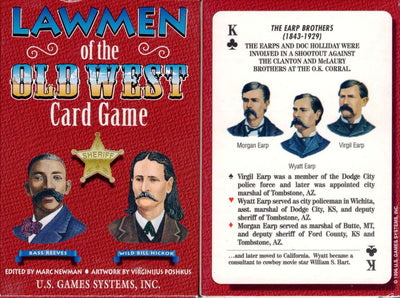 PlayingCardDecks.com-Lawmen of the Old West Playing Cards USGS