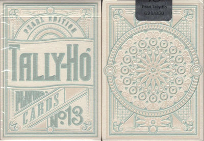 PlayingCardDecks.com-Pearl Tally-Ho Circle Back Playing Cards