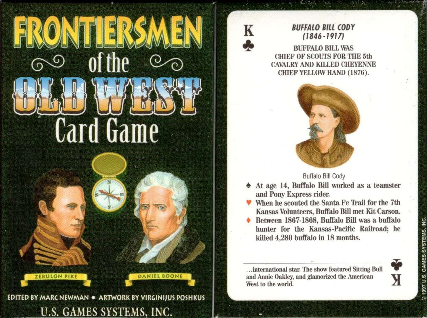 PlayingCardDecks.com-Frontiersmen of the Old West Playing Cards USGS