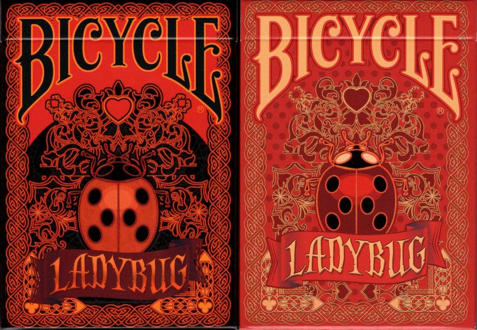 PlayingCardDecks.com-Ladybug Bicycle Playing Cards: 2 Deck Set