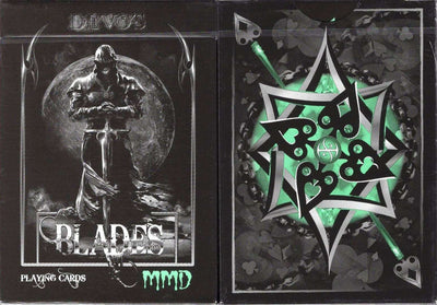 PlayingCardDecks.com-Blades Bloodspear Emerald Playing Cards USPCC