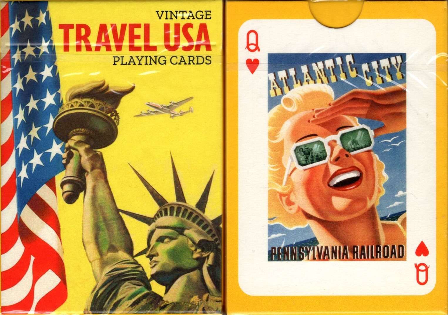 PlayingCardDecks.com-Travel USA Playing Cards Piatnik