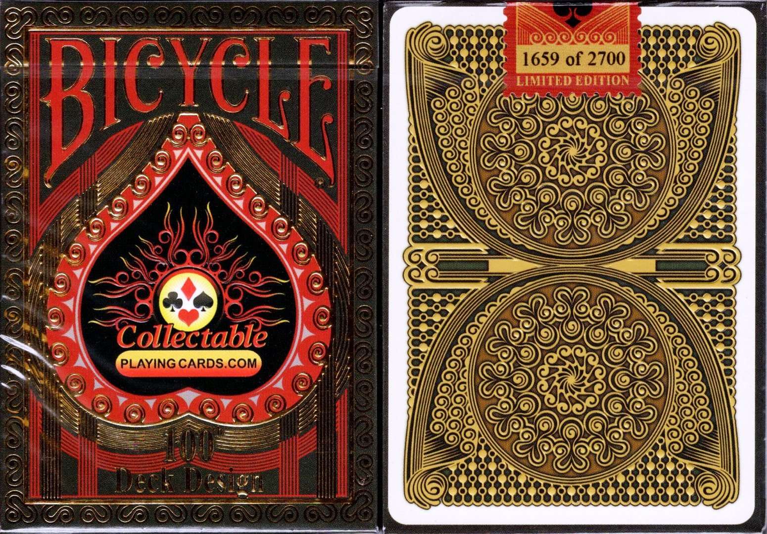 PlayingCardDecks.com-CPC 100th Deck Design Bicycle Playing Cards