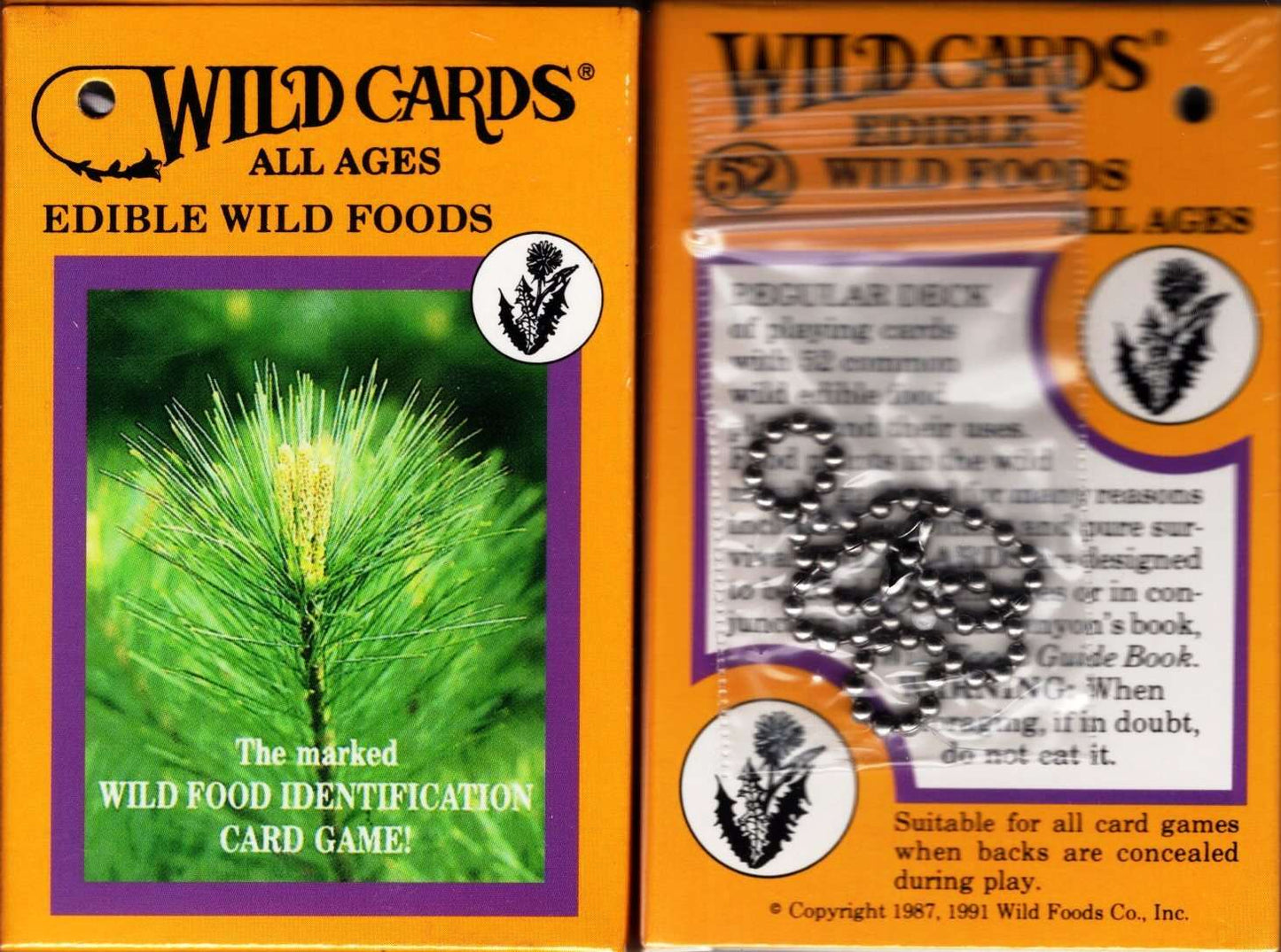 PlayingCardDecks.com-Edible Wild Foods Playing Cards USGS