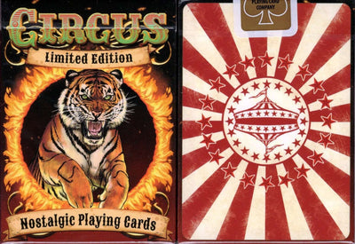PlayingCardDecks.com-Circus Nostalgic Red Gilded Playing Cards USPCC
