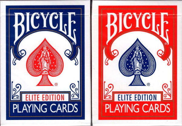 Bicycle Elite Edition Playing Cards Blue 12 Deck Brick