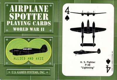 PlayingCardDecks.com-World War II Airplane Spotter Playing Cards USGS