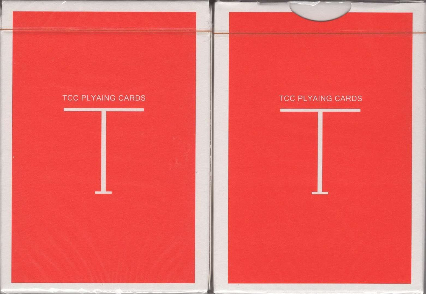 PlayingCardDecks.com-Classic T Playing Cards TCC - Blue & Red: Red