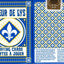 PlayingCardDecks.com-Fleur De Lys Blue Playing Cards USPCC