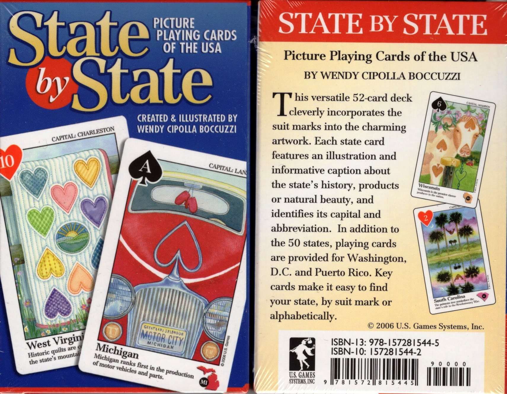 PlayingCardDecks.com-State by State of the USA Playing Cards USGS