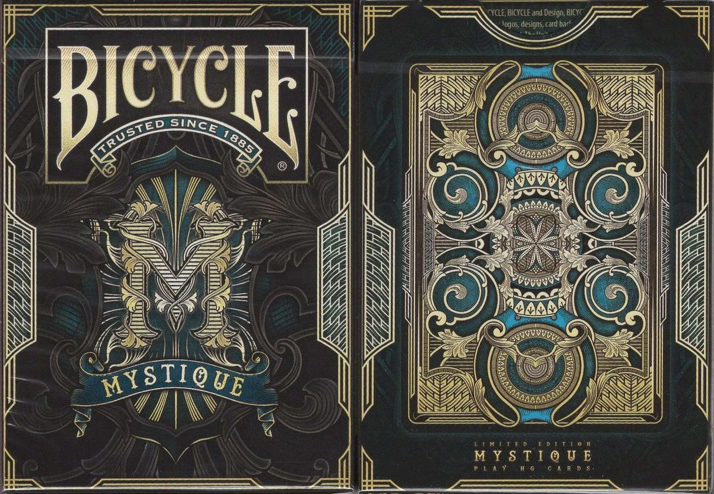 PlayingCardDecks.com-Mystique Blue Bicycle Playing Cards