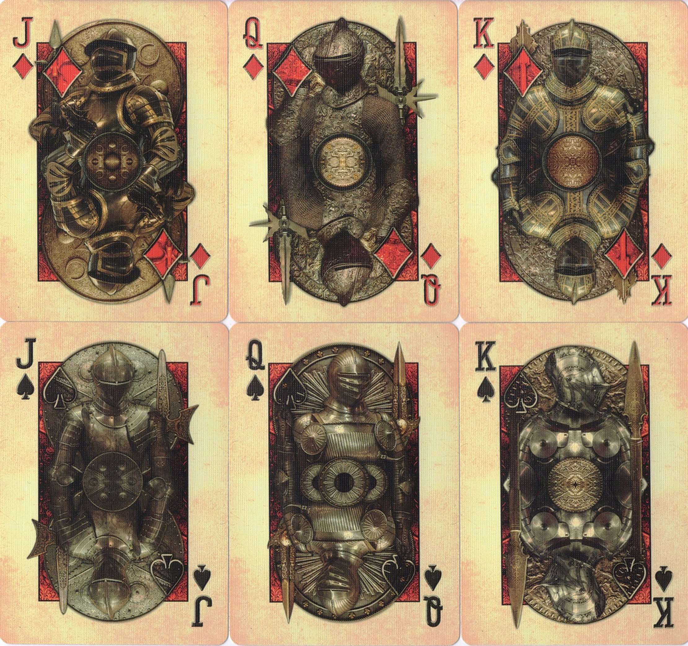 Knights Bicycle Playing Cards