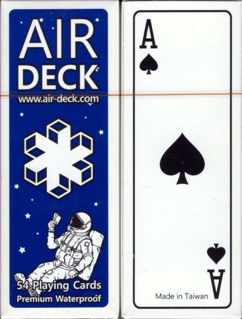 PlayingCardDecks.com-Air Deck v2 Premium Waterproof Playing Cards: Astronaut