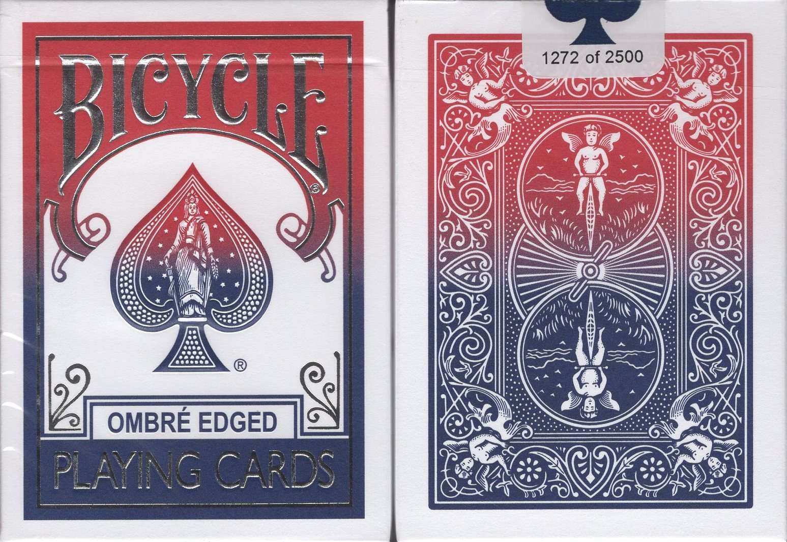 PlayingCardDecks.com-Ombre Edged Bicycle Playing Cards