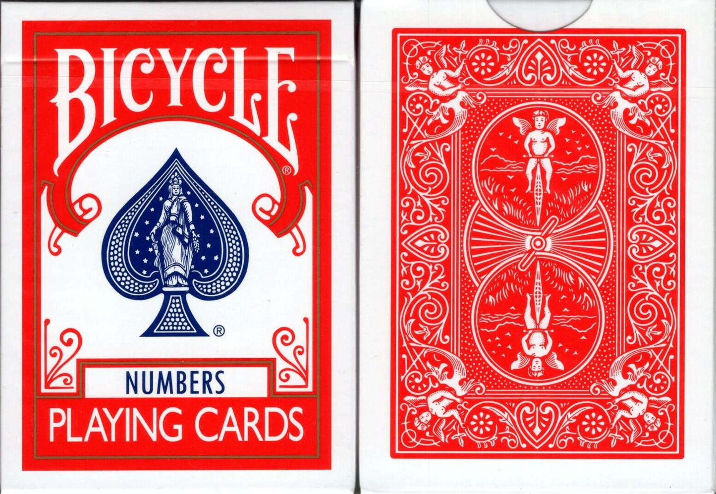 Numbers Gaff Bicycle Playing Cards