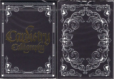PlayingCardDecks.com-Cardistry Calligraphy Golden Foil Playing Cards TPCC