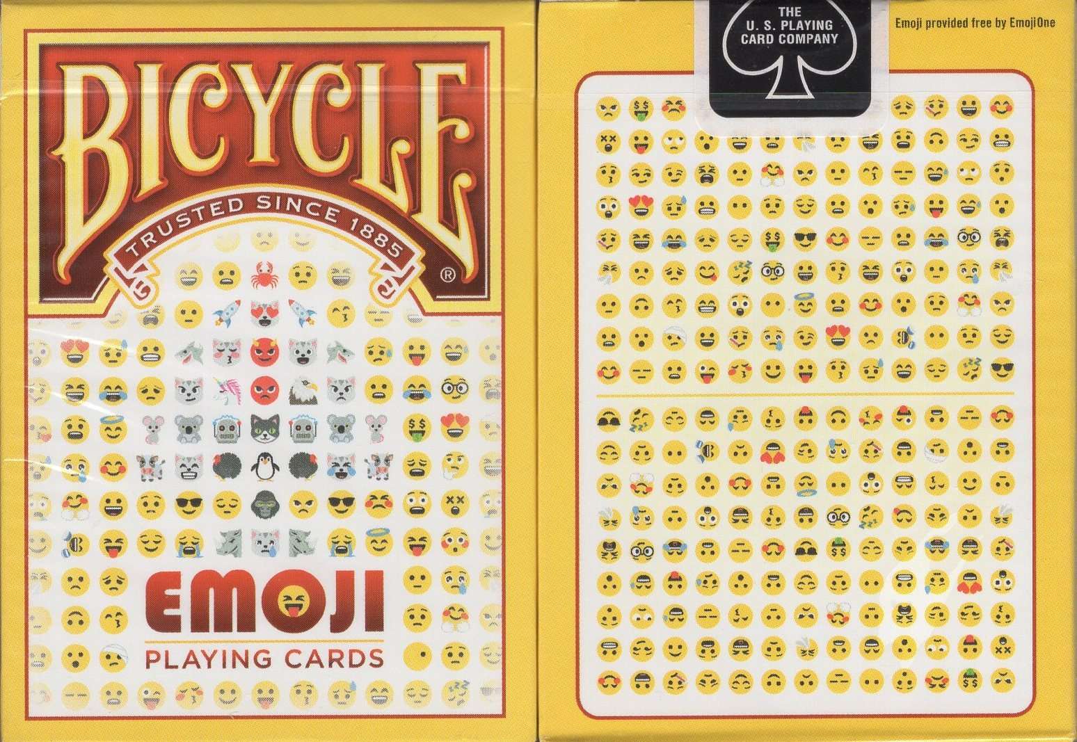 PlayingCardDecks.com-Emoji Bicycle Playing Cards