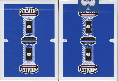 PlayingCardDecks.com-Gemini Casino Royal Blue Playing Cards USPCC