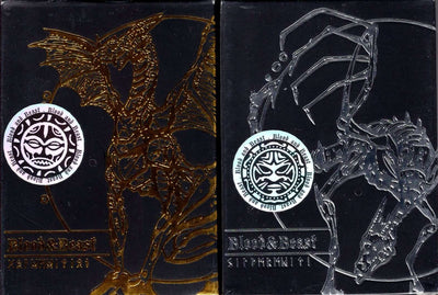 PlayingCardDecks.com-Blood & Beast Gilded Playing Cards