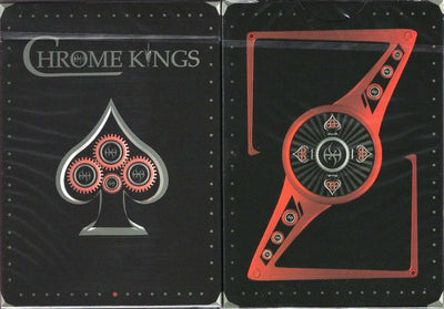 PlayingCardDecks.com-Chrome Kings Players Red Playing Cards USPCC