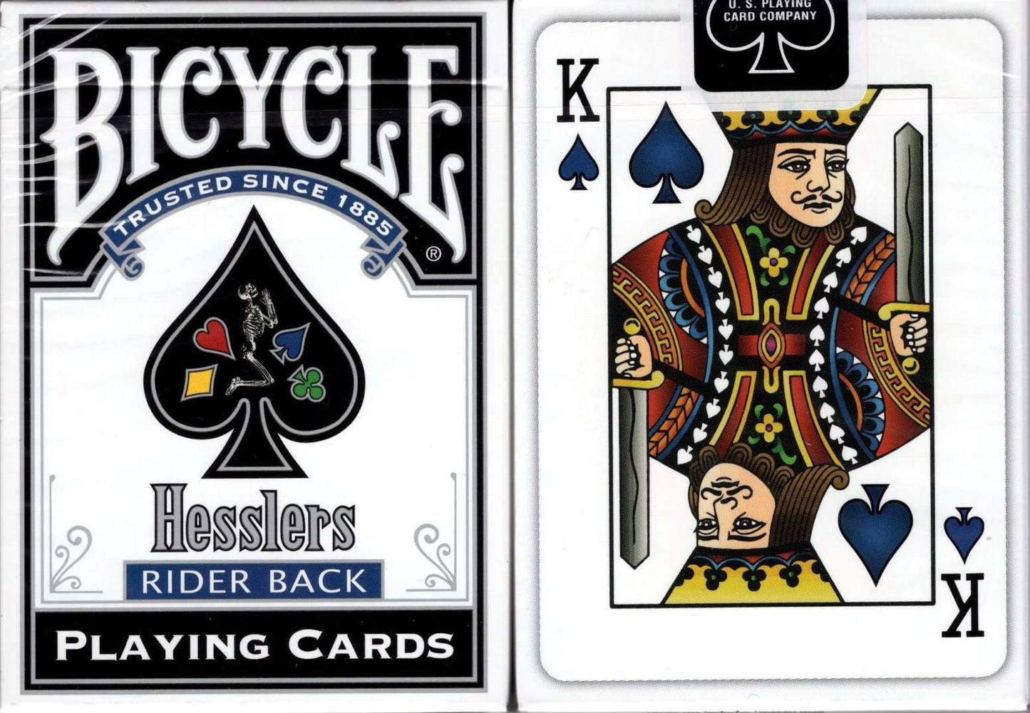 PlayingCardDecks.com-Hesslers Rider Back Bicycle Playing Cards: Blue