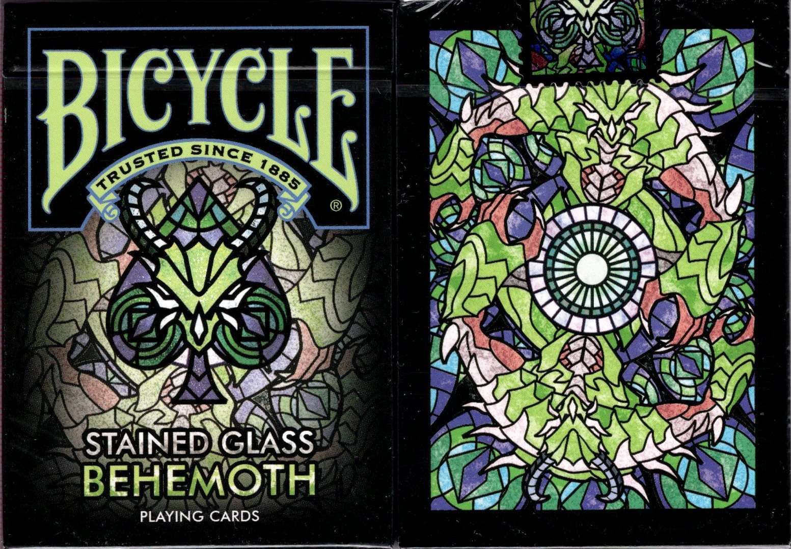 PlayingCardDecks.com-Stained Glass Behemoth Bicycle Playing Cards