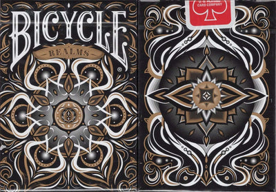 PlayingCardDecks.com-Realms Black Bicycle Playing Cards