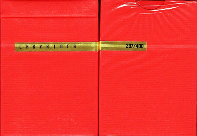 PlayingCardDecks.com-Labyrinth Red Playing Cards