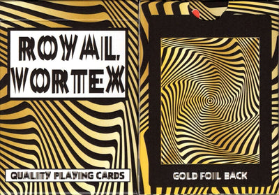 PlayingCardDecks.com-Royal Vortex Gold Foil Playing Cards Gemaco