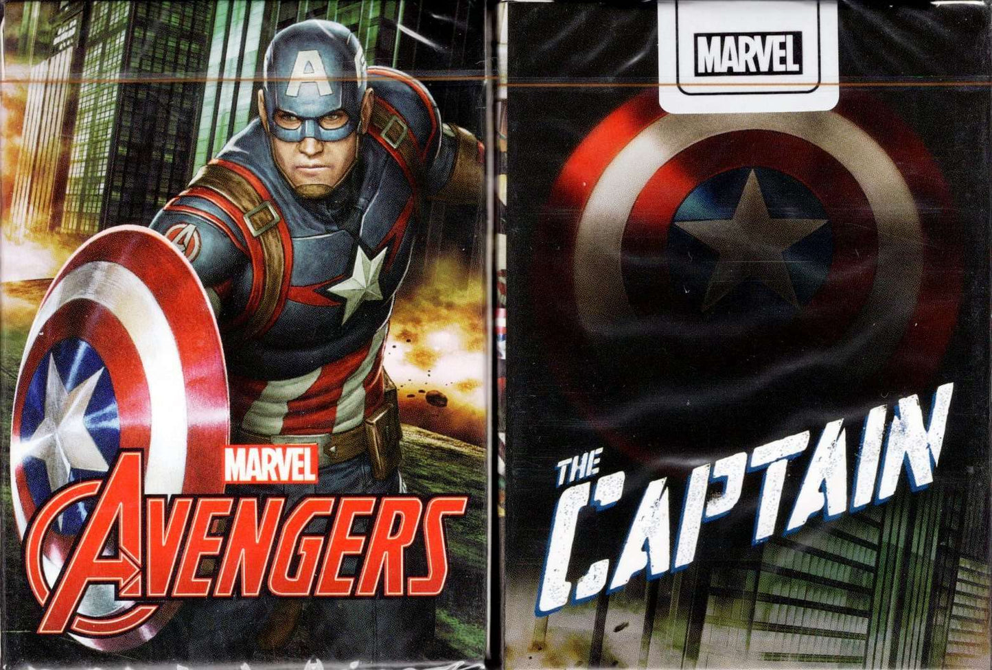 PlayingCardDecks.com-Avengers Captain America Playing Cards JLCC