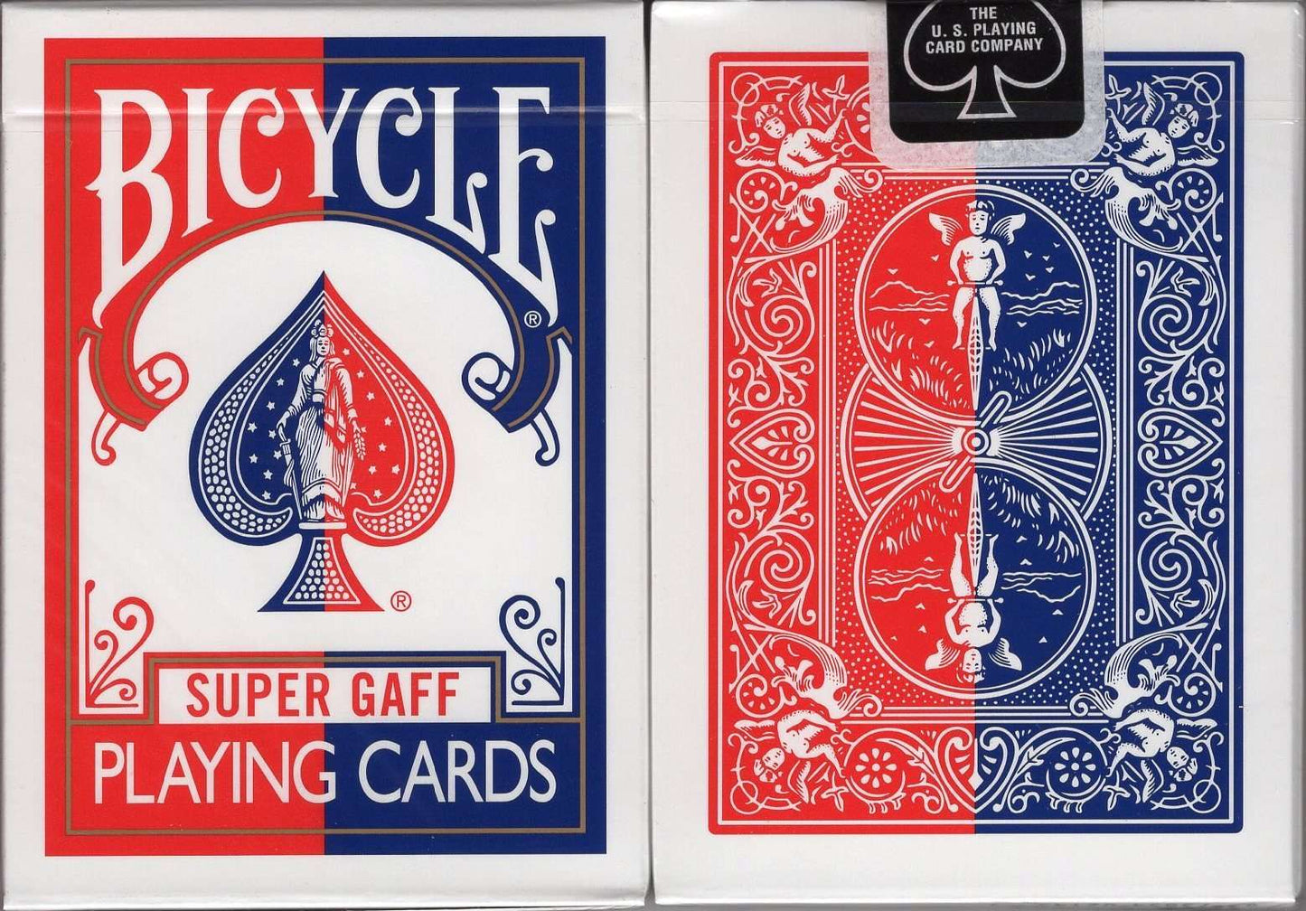 PlayingCardDecks.com-Red Super Gaff Bicycle Playing Cards: Red