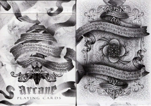 Arcane White Playing Cards Deck | PlayingCardDecks.com